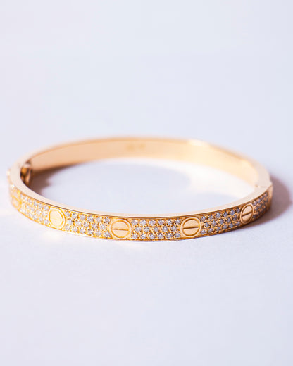 Brazalete de Tornillos Full Diamantes