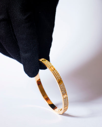 Brazalete de Tornillos Full Diamantes