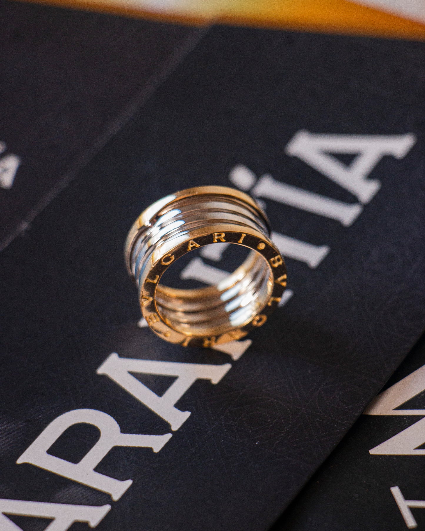 Anillo estilo Bvlgari