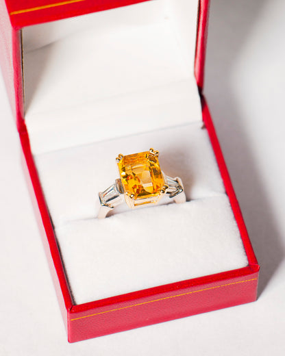 Anillo Citrino