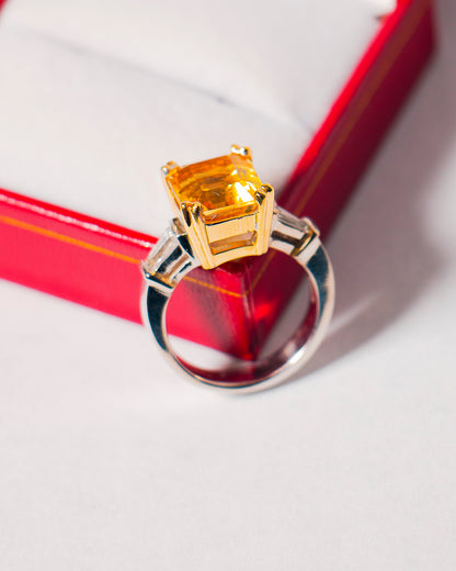 Anillo Citrino