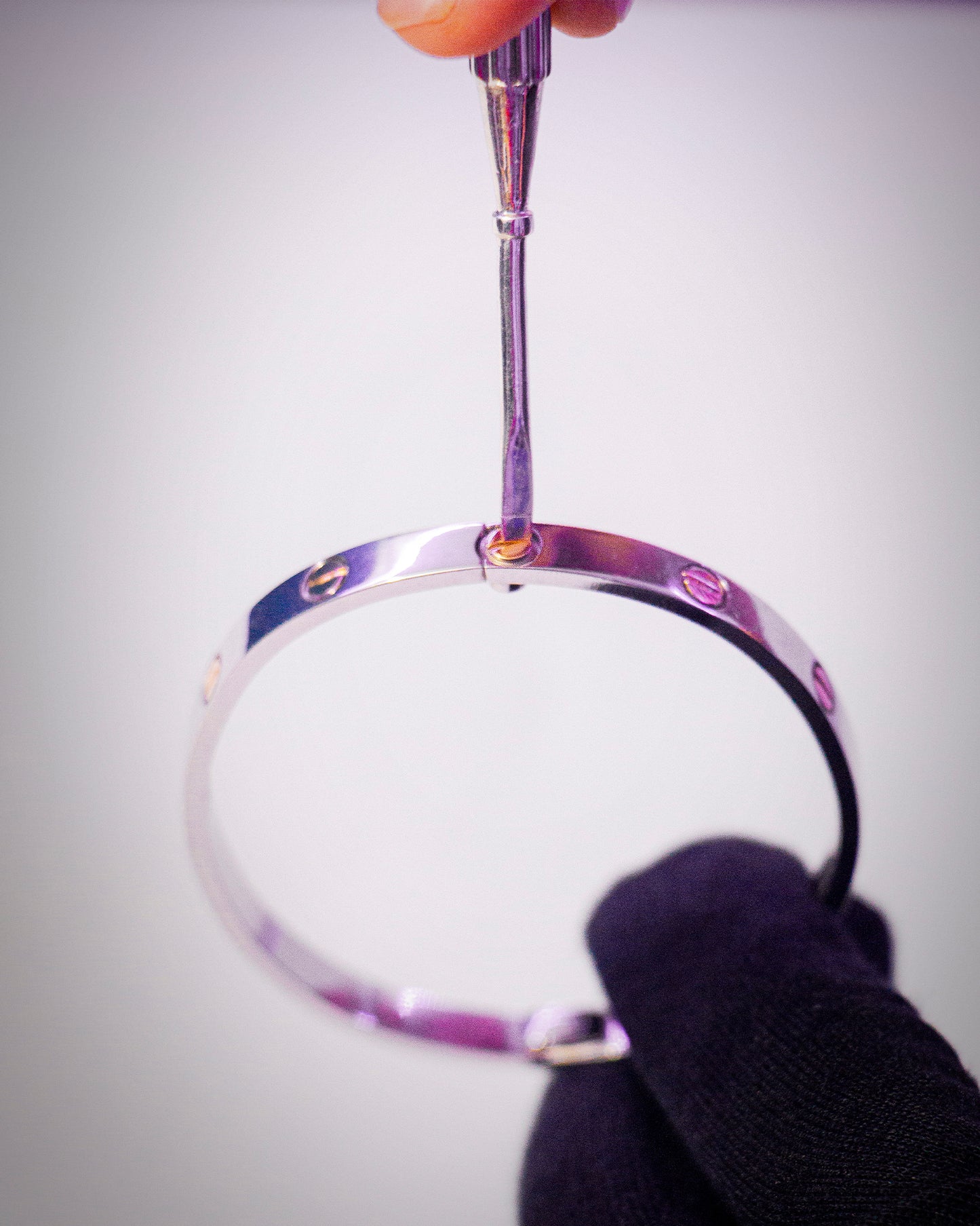 Brazalete de Tornillos Bicolor