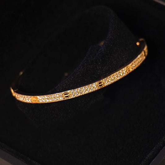Brazalete Tornillos Full Diamantes Slim